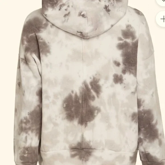 Free People Work It Out Tie Dye Hoodie-Size Medium - Picture 5 of 8